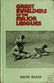 Cover of: Great infielders of the major leagues.