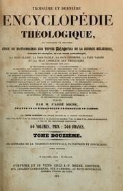 Cover of: Dictionnaire de la tradition pontificale, patristique et conciliaire by J. Clovis Poussin