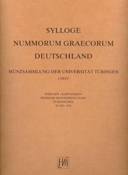 Sylloge nummorum Graecorum Deutschland by Universität Tübingen.