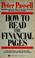 Cover of: How to read the financial pages