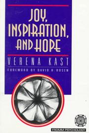 Cover of: Joy, inspiration, and hope