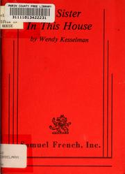 Cover of: My sister in this house