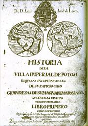 Bartolomé Arzáns de Orsúa y Vela's 'History of Potosí' by Lewis Hanke