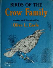 Cover of: Birds of the crow family by Olive Lydia Earle