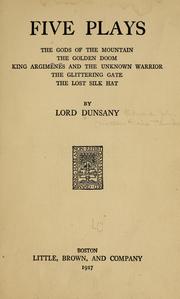 Cover of Five plays