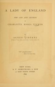 Cover of: A lady of England by Giberne, Agnes