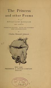 Cover of: The princess, and other poems | Alfred, Lord Tennyson