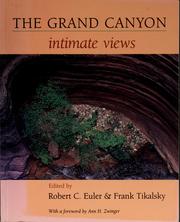Cover of: The Grand Canyon: intimate views