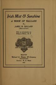 Cover of: Irish mist & sunshine by Dollard, James Bernard, Dollard, James Bernard