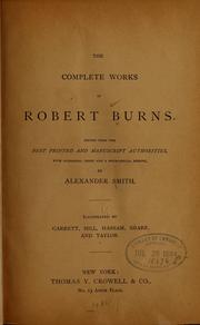 Cover of: The complete works of Robert Burns
