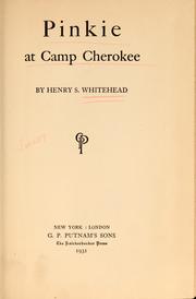 Cover of: Pinkie at Camp Cherokee by Henry S. Whitehead