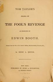 Cover of: Tom Taylor's drama of The fool's revenge