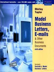 Cover of: Model Business Letters, E-Mails, & Other Business Documents by 