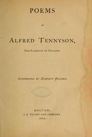 Cover of: The poems of Alfred Tennyson by Alfred Lord Tennyson