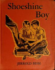 Cover of: Shoeshine boy.