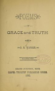 Cover of: Poems of grace and truth by D. S. Warner
