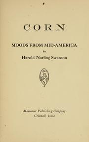 Cover of: Corn: moods from Mid-America