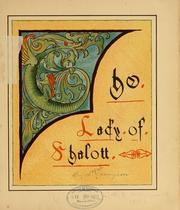 Cover of: The lady of Shalott. by Alfred Lord Tennyson