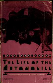 Cover of: The life of the automobile by Илья́ Григо́рьевич Эренбу́рг