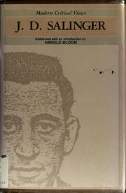 Cover of: J.D. Salinger