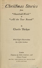 Cover of: Christmas Stories from "Household Words" and "All the Year Round" by Charles Dickens, Nancy Holder