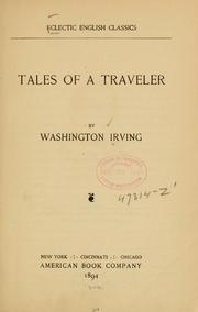 Cover of: Tales of a traveler