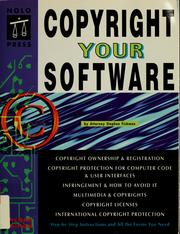 Cover of: Copyright your software by Stephen Fishman