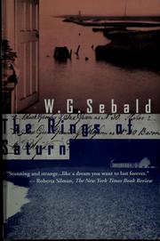 Cover of: W. G. Sebald