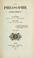 Cover of: De la philosophie scolastique