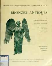 Cover of: Bronzes antiques du Musée de la civilisation gallo-romaine à Lyon: Inscriptions, statuaire, vaisselle