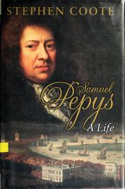 Cover of: Samuel Pepys by Stephen Coote