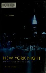 Cover of: New York night: the mystique and its history