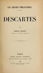 Cover of: Descartes