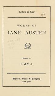 Cover of: Works of Jane Austen