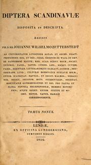 Cover of: Diptera Scandinaviæ disposita et descripta.