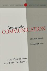 Cover of: Authentic communication by Tim Muehlhoff