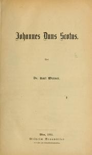 Cover of: Die scholastik des späteren mittlealters
