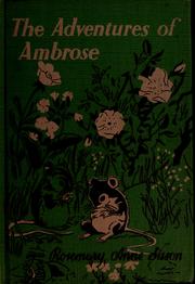 Cover of: The adventures of Ambrose
