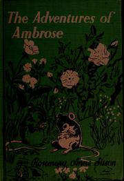 Cover of: The adventures of Ambrose by Rosemary Anne Sisson