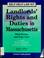 Cover of: Landlords' rights and duties in Massachusetts