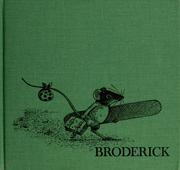 Cover of: Broderick. by Edward Ormondroyd, Edward Ormondroyd