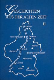 Cover of: Geschichten aus der alten Zeit Band II