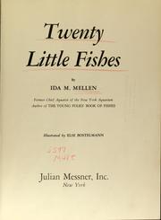 Cover of: Twenty little fishes