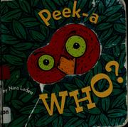 Cover of: Peek-a-who?