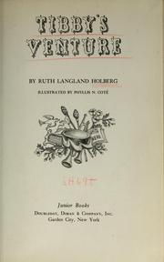 Cover of: Tibby's venture by Ruth Langland Holberg