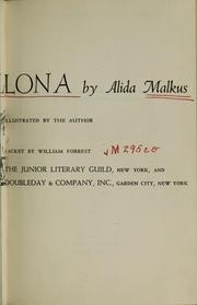 Cover of: Constancia Lona by Alida Malkus
