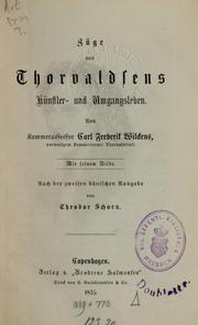 Züge aus Thorvaldsens by Carl Frederick Wilckens
