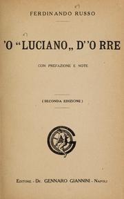 'O "luciano" d' 'o Rre by Ferdinando Russo