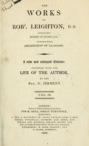 The works of Robert Leighton by Leighton, Robert