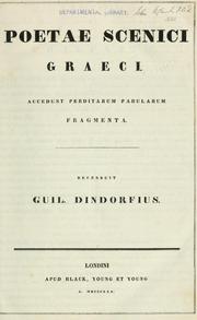 Cover of: Poetae scenici Graeci: accedunt perditarum fabularum fragmenta